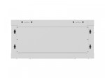 Lanberg Szafa instalacyjna rack wisząca 19 cali 4U 600x450 szara drzwi metalowe (flat pack)