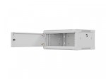 Lanberg Szafa instalacyjna rack wisząca 19 cali 4U 600x450 szara drzwi metalowe (flat pack)