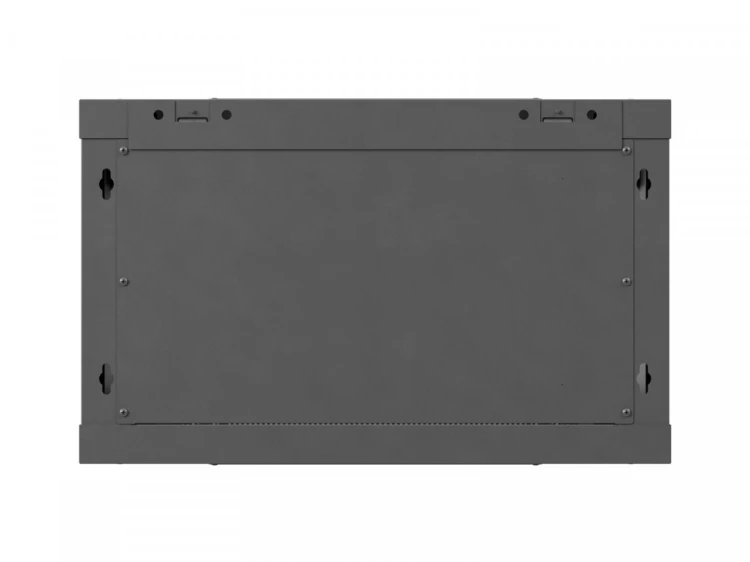 Lanberg Szafa instalacyjna rack wisząca 19 cali 6U 600x600 czarna drzwi perforowane (flat pack)
