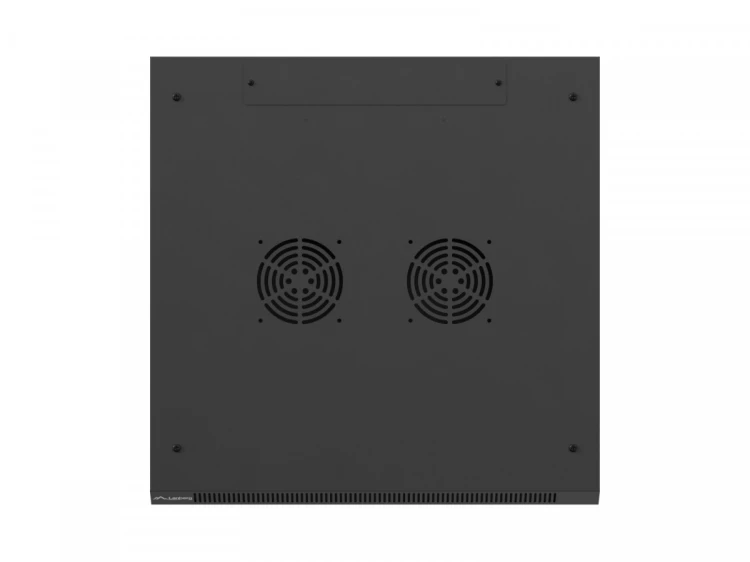 Lanberg Szafa instalacyjna rack wisząca 19 cali 6U 600x600 czarna drzwi perforowane (flat pack)