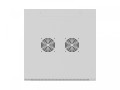 Lanberg Szafa instalacyjna rack wisząca 19 cali 6U 600x600 szara drzwi perforowane (flat pack)