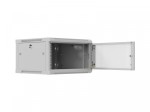 Lanberg Szafa instalacyjna rack wisząca 19 cali 6U 600x600 szara drzwi perforowane (flat pack)