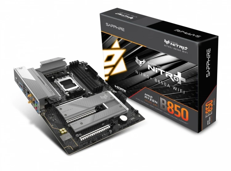 Sapphire Technology Płyta główna NITRO+ B850A WIFI7 AM5 4DDR5 mATX