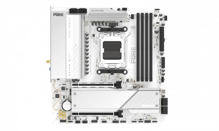 Sapphire Technology Płyta główna PURE B850M WIFI AM5 4DDR5 mATX