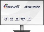 IIYAMA Monitor 31.5 cala ProGraphic HB3201UHSNP-B1 4K,IPS BLACK 2.0,450cd,VESA USB-c dock(PD:96W),HDMI,DP,DAISY/CHAIN,4xUSB,RJ45,3000:1,sRGB:100%,DCI-