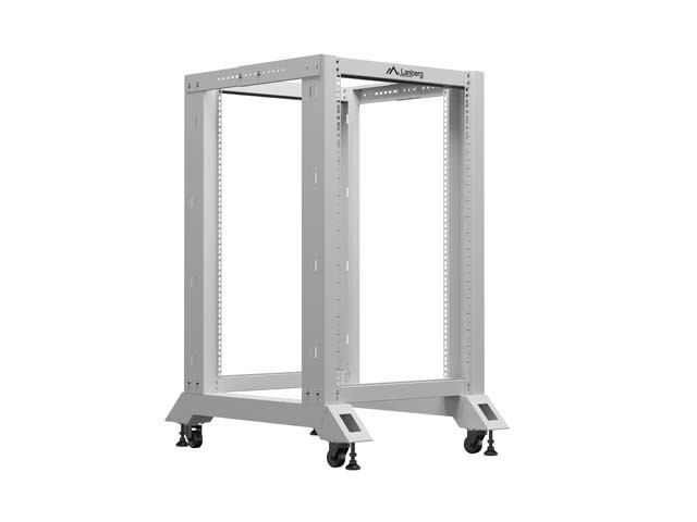 Lanberg Stojak Open rack 19 cali 18U 600x800 szary