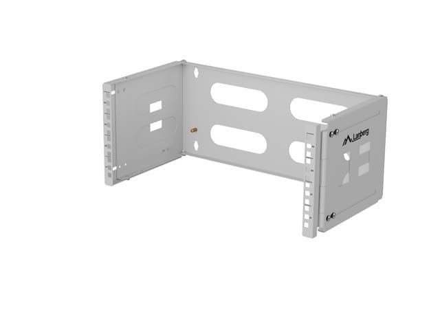 Lanberg Uchwyt ścienny rack 19" 4U 497x400/240 szary