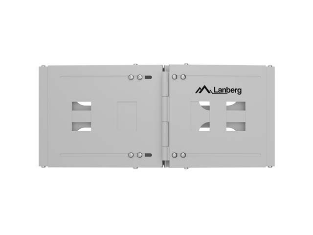 Lanberg Uchwyt ścienny rack 19" 4U 497x400/240 szary