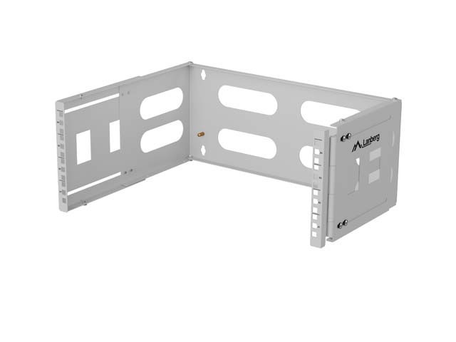 Lanberg Uchwyt ścienny rack 19" 4U 497x400/240 szary