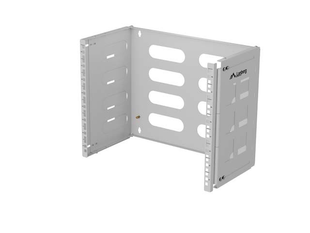 Lanberg Uchwyt ścienny rack 19" 8U 497x400/240 szary