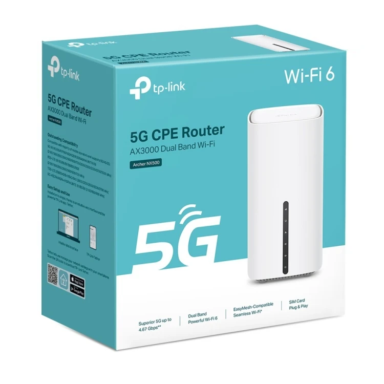 TP-LINK Router Archer NX500 5G, AX3000