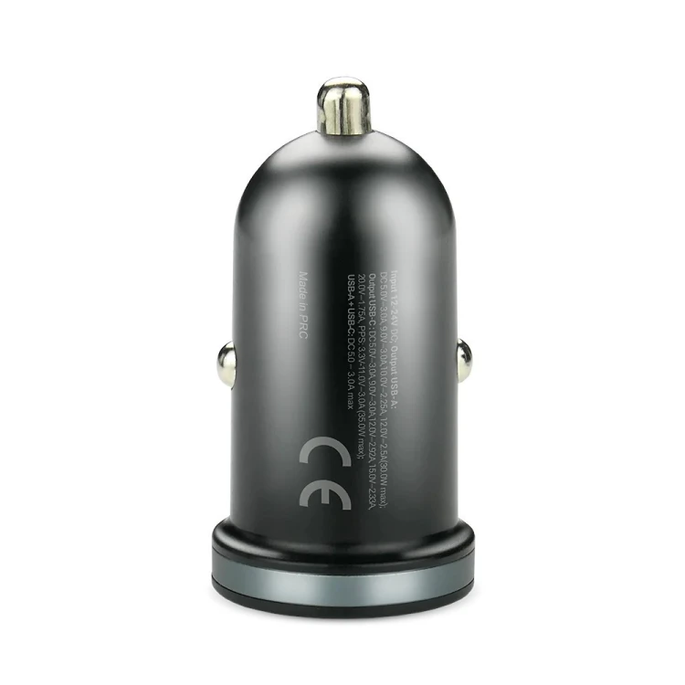 everActive Ładowarka samochodowa CC-30Q QC3.0 35W 1X USB + 1X USB-C PD czarna