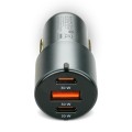 everActive Ładowarka samochodowa CC-40Q QC3.0 60W 1X USB 2X USB-C PD czarna