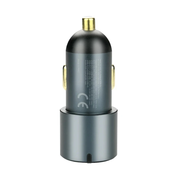 everActive Ładowarka samochodowa CC-40Q QC3.0 60W 1X USB 2X USB-C PD czarna