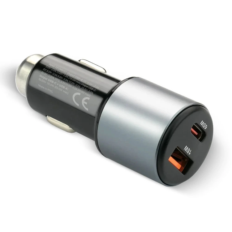 everActive Ładowarka samochodowa CC-60Q QC3.0 83W 1X USB + 1X USB-C PD czarna