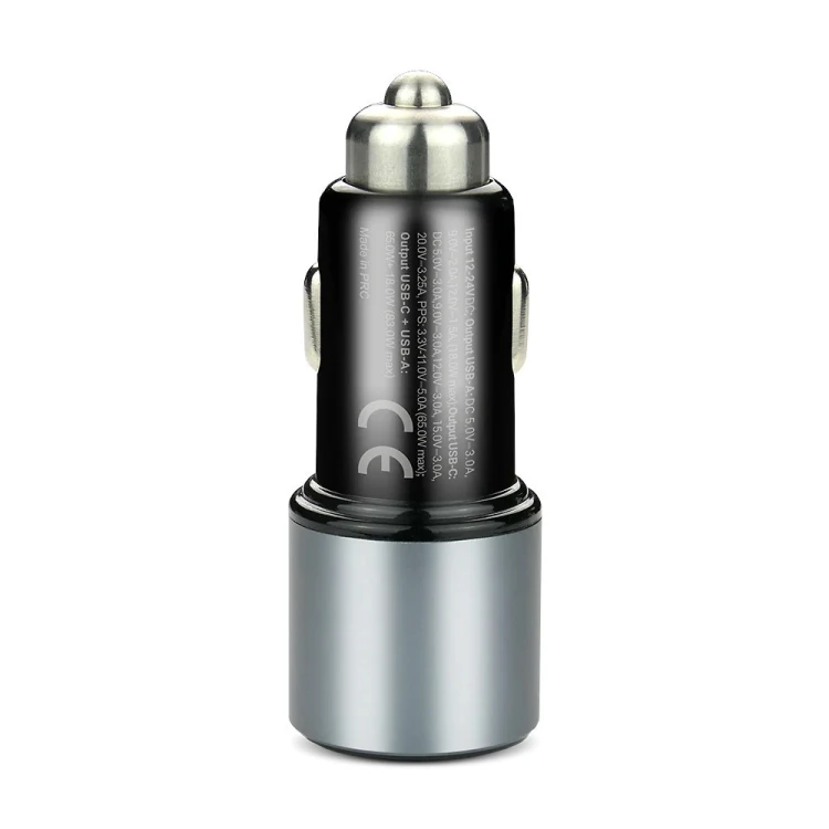 everActive Ładowarka samochodowa CC-60Q QC3.0 83W 1X USB + 1X USB-C PD czarna