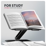 AXAGON STND-LQB Podstawka do laptopów aluminiowa 10-17,3 cala regulowane kąty nachylenia, Czarna