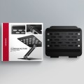 AXAGON STND-LQB Podstawka do laptopów aluminiowa 10-17,3 cala regulowane kąty nachylenia, Czarna