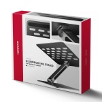 AXAGON STND-LQB Podstawka do laptopów aluminiowa 10-17,3 cala regulowane kąty nachylenia, Czarna