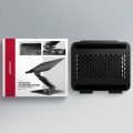 AXAGON STND-LRB Podstawa do laptopów aluminiowa 10-17,3 cala regulowana wysokość, obrotowa o 360 stopni, Czarna