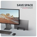 AXAGON STND-VB Podstawa do laptopów aluminiowa 10-17,3 cala pionowa, Czarna