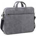 Defender Torba SOLID LEATHER 15,6 cala Szara