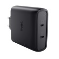 Trust Ładowarka MAXO GaN 100W 2x USB-C czarna