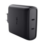 Trust Ładowarka MAXO GaN 100W 2x USB-C czarna