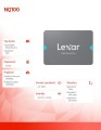 Lexar Dysk SSD NQ100 512GB SATA3 2.5 560/480MB/s