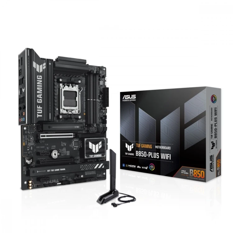 Asus Płyta główna TUF GAMING B850 PLUS WI FI AM5 4DDR5 DP/HDMI ATX