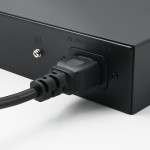 Qoltec Przełącznik sieciowy SWITCH Gigabit Ethernet PoE | 24x RJ45 | 2x SFP | 1000 Mb/s