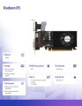 AFOX Karta graficzna Radeon R5 230 1GB DDR3 64Bit DVI HDMI VGA LP