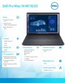 Dell Stacja robocza Dell Pro Max 16 MC16255 W11P AMD Ryzen 350|32GB|1TB|RTX PRO 1000Blackwell 8GB|FgrPr&SmtCdFHD Cam&Mic|WLAN+BT|16.0 FHD+|6C|130W/3Y