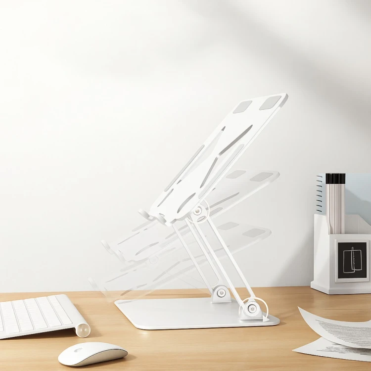 Media-Tech Podstawka pod laptopa, regulowana, ergonomiczna 10-17 cali LAPTOP STAND MT2661W (biała)