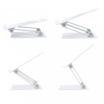 Media-Tech Podstawka pod laptopa, regulowana, ergonomiczna 10-17 cali LAPTOP STAND MT2661W (biała)