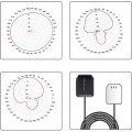 Qoltec Mobilna Antena GPS GLONASS z podstawą magnetyczną| dookólna |   28dBi | 50W | FAKRA