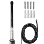 Qoltec Antena 4G LTE | 15dBi | dookólna | zewnętrzna | SMA | włókno szklane