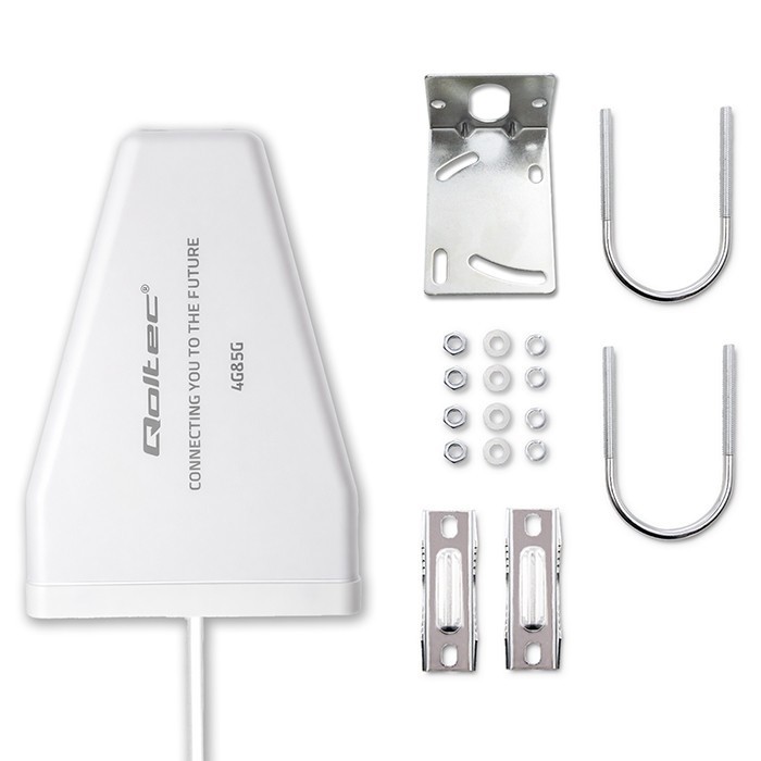 Qoltec Antena 4G 5G LTE | 9dBi | kierunkowa | zewnętrzna | N female |   wodoodporna | 3m
