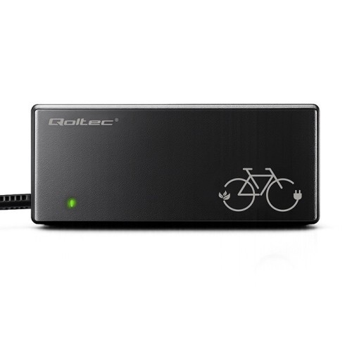 Qoltec Ładowarka do roweru elektrycznego 36V | 42V | 2A | GX12-3Pin + kabel zasilający