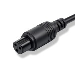 Qoltec Ładowarka do roweru elektrycznego 36V | 42V | 2A | GX12-3Pin + kabel zasilający