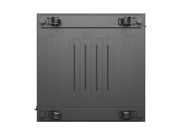 Lanberg Szafa instalacyjna rack stojąca 19 cali 15U 600x600 drzwi perforowane czarna (Flat pack)