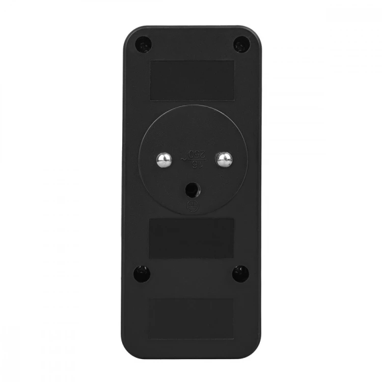 Maclean Rozdzielacz na 3 gniazdka MCE248 F/B 2xUSB-A 2xUSB-C czarny