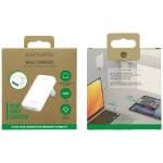 4smarts Ładowarka sieciowa FlatPlug Dual 45W GaN 2xUSB-C Biała