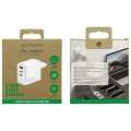 4smarts Ładowarka sieciowa Pocket 100W GaN 2xUSB-C + USB-A Biała