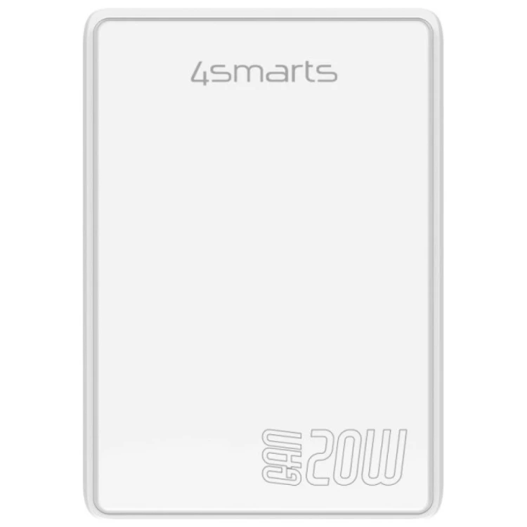 4smarts Ładowarka sieciowa FlatPlug Duos 20W USB-C + USB-A Biała