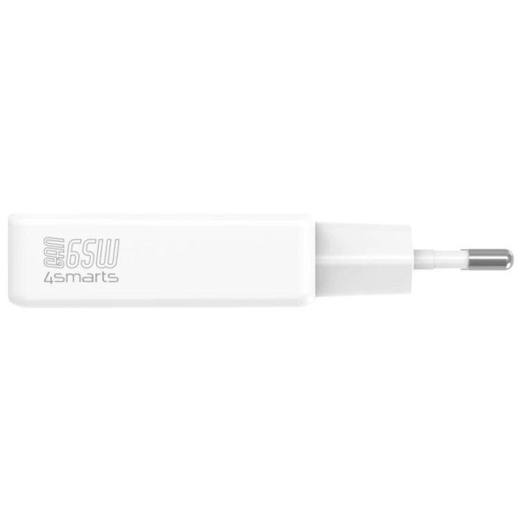 4smarts Ładowarka sieciowa PDPlug 65W GaN 2xUSB-C Biała
