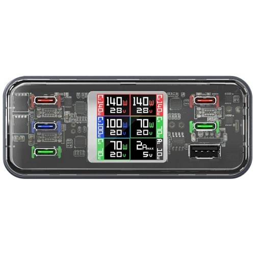 4smarts Stacja ładująca Deck Charger Lucid GaN 360W 5xUSB-C + 1xUSB-A