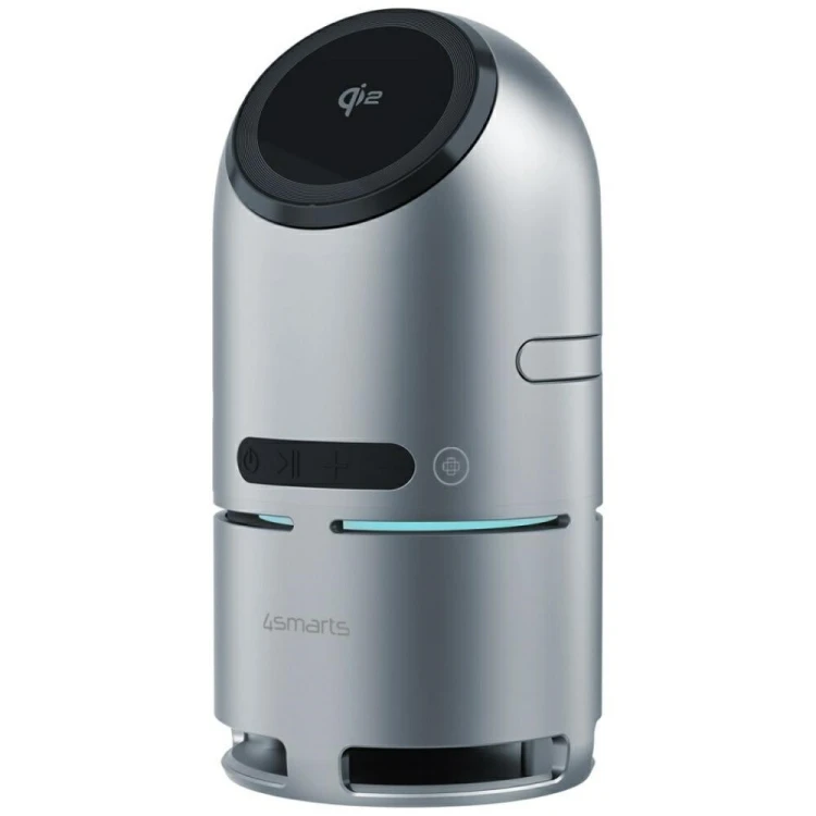 4smarts Stacja ładująca ChargeBot Sound Qi2 Szara