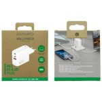 4smarts Ładowarka sieciowa Flex 65W 2xUSB-C + 1xUSB-A Biała