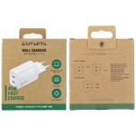 4smarts Ładowarka sieciowa PDPlug Dual 45W 2xUSB-C Biała